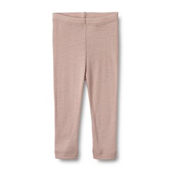 Wheat wool leggings Agi - Dry rose